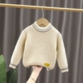 thumbnail image 2 of Coerni Baby Boys Girls Knit Sweaters Toddler Kids Soft Warm Autumn And Winter Pullover Solid Color Round Neck Sweater, 2 of 7