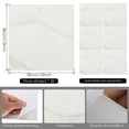 thumbnail image 6 of 20-Sheets Peel and Stick Kitchen Backsplash Tiles 12"x12" Self-Adhesive Marble Grey Wall Tiles for Kitchen and Bathroom, 6 of 10