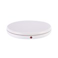 thumbnail image 1 of Graflsoa 17.7-Inch Remote-Controlled Electric Turntable, 360° Rotation, 100kg Capacity, Low Noise, White, 110-240V (4545A), 1 of 6