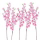 thumbnail image 1 of 6 flores artificiales de seda de imitación de flor de durazno, coronas decorativas (rosa), 1 of 7
