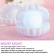 thumbnail image 2 of Lámpara Decorativa De Noche De Concha De Perla Pequeña Exquisita Lámpara Decorativa De Noche De Concha Luminosa De Larga Duración Lámpara Led Con Palanca De Bloqueo De Interruptor Inferior seitruly HA026649-04, 2 of 5