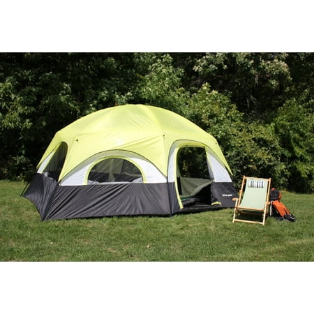 Tahoe Gear Coronado 12 Person Dome 3 Season Family Outdoor Camping Cabin Tent