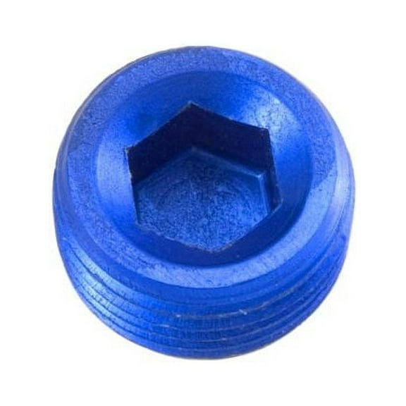 Red Horse Performance 932-06-1 RHP932-06-1 -06 (3/8") NPT HEX HEAD PIPE PLUG - BLUE - 2/PKG
