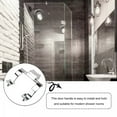 thumbnail image 6 of AFQH Towel Bar Brackets Chrome Shower Door Handles Replacement Tub Enclosure, 6 of 11