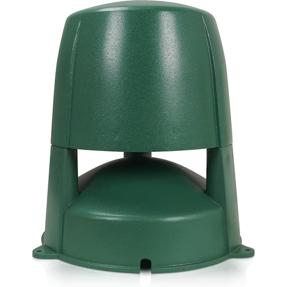 Sound Town 2-Way 6.5" High-Fidelity Passive Outdoor 360° Dispersion Speaker, Weather-Resistant, 70V/100V/8-Ohm, Home & Commercial Installation for Garden, Yard, Deck, Green (OMNI-62G)