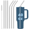 thumbnail image 1 of Pajitas de acero inoxidable de repuesto para vaso Stanley de 40 oz, 1 of 8