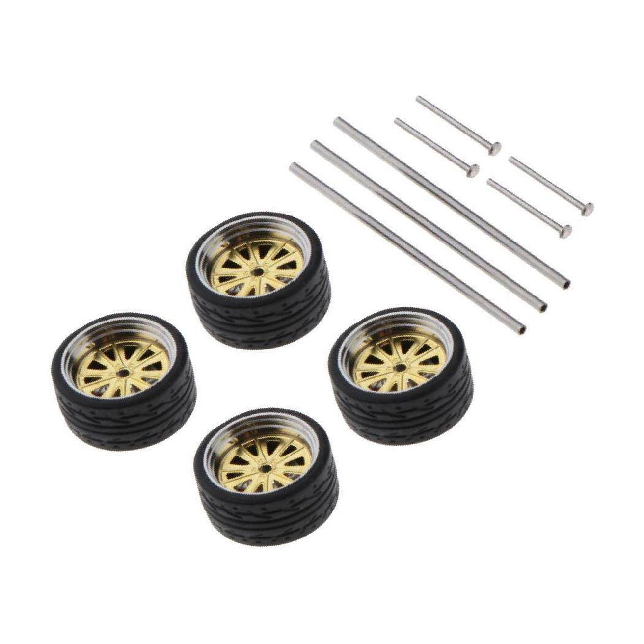 1/64 Scale Vehicle Wheels For Car Models Car Accs 1/64 Scale Alloy Adult Toys A14