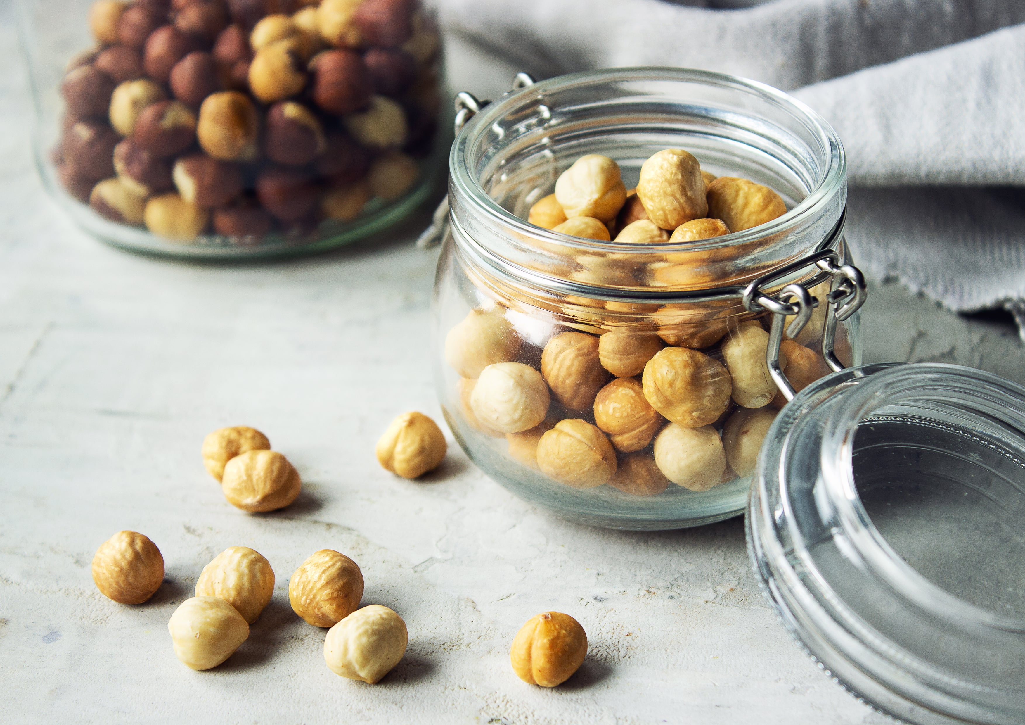 Organic Roasted Blanched Hazelnuts, 1 Pound - Non-GMO, Vegan, Kosher - by Food to Live