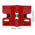 thumbnail image 2 of 2pcs Professional Spirit Level Post Nivel Herramienta Pliegos Cross Check Bubble Nivel, 2 of 5