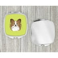 thumbnail image 4 of Checkerboard Lime Green Papillon Compact Mirror BB1310SCM, 4 of 4