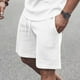 thumbnail image 5 of Camisas de verano Kakina CMSX para hombre, liquidación, conjunto de 2 piezas de camiseta informal de manga corta y pantalones cortos deportivos ajustados., 5 of 7