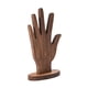 thumbnail image 3 of Soporte para anillos, soporte para guardar joyas, maniquí de madera, organización y decoración. Marrón, 3 of 9