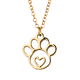 thumbnail image 1 of Collar para Mujer Huella de Gato, Perro y Animales LuckyLy de Acero Inoxidable dorado UNITALLA, 1 of 8