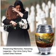 thumbnail image 4 of Peacock Morning Due Cremation Urn Human Ashes - Funeral Urns For Human Ashes Adult - Small Urns For Human Ashes Keepsake - Burial Urns For Adult Human Ashes (Size -3inch,4pcs), 4 of 5