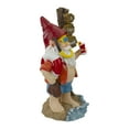 thumbnail image 3 of Northlight 10.5" Red and Blue Beach Gnome Outdoor Garden Statue, 3 of 5
