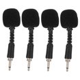thumbnail image 4 of KAKOWELY 4Pcs in-Line Noise Cancellation Microphone for Live Singing and Streaming Black, 4 of 6