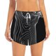 thumbnail image 2 of Balery Geometric Lines Dog Art Pantalones cortos deportivos para mujer con forro y dos bolsillos, elásticos, para entrenamiento, gimnasio, yoga-X-Large, 2 of 7
