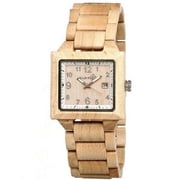 Earth Wood Culm Bracelet Watch w/Date