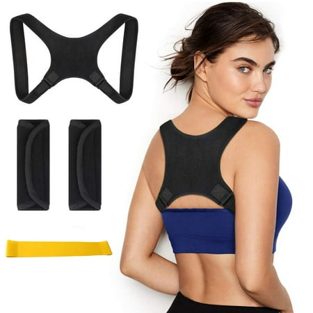 GLivng Back Straightener Posture Corrector for Women & Men, Relieves Shoulders Pain, Corrects Slouching, Hunching & Bad Posture, Posture Brace for Women and Men, (Best Way To Fix Bad Posture)