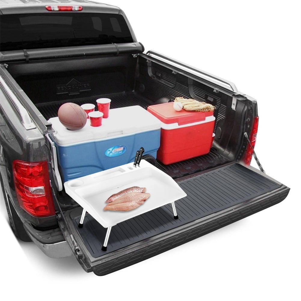 Modern Home Portable Folding Outdoor Tailgate Cutting Board/Prep Tray