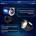thumbnail image 4 of Speravity 2 pack/lote luces antiniebla para motocicleta luces antiniebla para motocicleta camioneta camioneta SUV ATV 1 par negro Bombillas para automóviles, 4 of 6