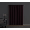 thumbnail image 5 of Mainstays Blackout Curtain Panel Pair, Set of 2, Burgundy, 50"W x 84"L, 5 of 7