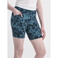 thumbnail image 4 of No Boundaries Bike Shorts with Pocket, 7” Inseam, Women's and Women’s Plus, 4 of 5
