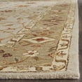 thumbnail image 4 of SAFAVIEH Antiquity Bernadette Floral Bordered Wool Runner Rug, Grey Beige/Sage, 2'3" x 8', 4 of 9