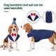 thumbnail image 3 of Set de traje de esmoquin y pañuelo Kuoser para perros grandes, 3 of 7