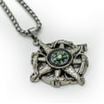 thumbnail image 2 of Stainless Steel Pirate Working Compass Necklace Pendant, 2 of 2