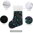 thumbnail image 3 of Coolnut Skull Rainbow Christmas Stockings, Christmas Presonalized Large Stocking Sock, Set of 2 Xmas Party Winter Decor Candy Bag Family Holiday Gift, 17.7 Inch, 3 of 7