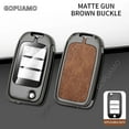 thumbnail image 5 of For MG B 3 buttons key case ZS GT GS MG3 MG5 MG6 MG7 MG Accessories Key Shell Zinc alloy+leather Car Key Case Cover, 5 of 12