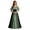 /c87Green138, variant on Huowey Halloween Renaissance Women Witch Vampire Off Shoulder Gothic Dresses Elegant Cosplay Party Gown Short Sleeve Trendy Photo Dress,Army Green,XXL
