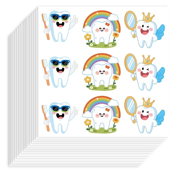 180Pcs Tooth Fairy Stickers