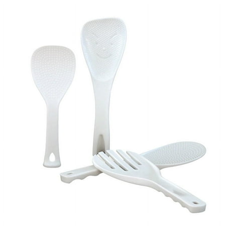 

NUOLUX 4pcs Rice Paddle Standing Rice Spatula Nonstick Rice Spoon Paddle Rice Cooker Spoon