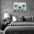thumbnail image 6 of Farmhouse Bathroom Decor Wall Art Navy Blue Hydrangea Flower Bathroom Pictures Canvas Prints Country Relax Soak Unwind Sign Artwork Modern Aesthetic Home Decor for Bathroom Framed 12"x16", 6 of 6