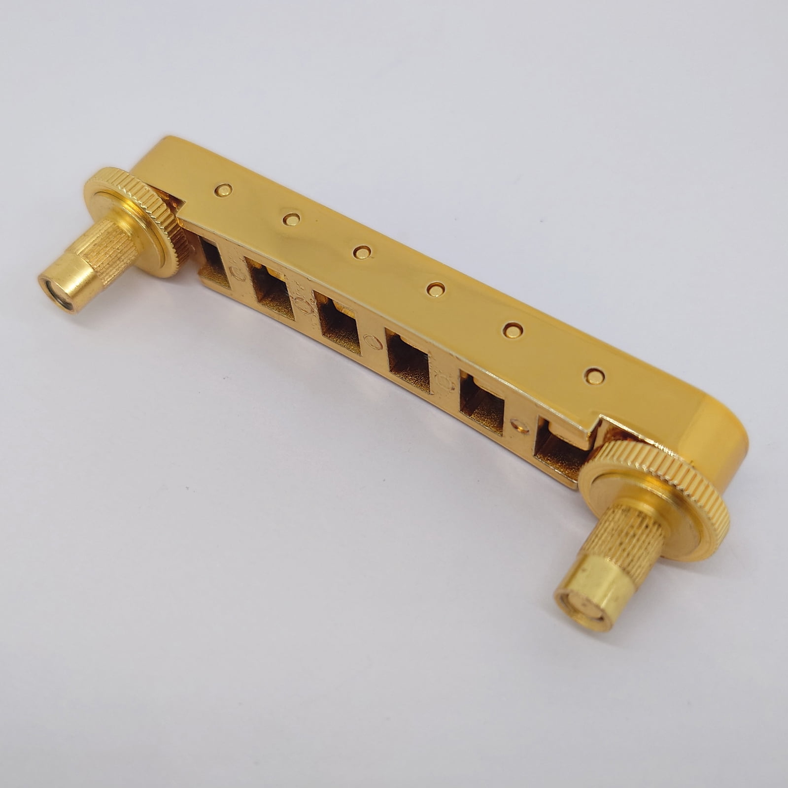 Guitar Fixed Saddle Bridge Tailpiece Set with ABR-1 Style Tune-O-Matic Bridge Gold for ABR LP SG EPi Electric Guitars