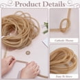 thumbnail image 4 of 25 yardas de tubo de malla dorada, tubo de malla de 8 mm, tubo de malla decorativa Deco Flex, cinta de tubo flexible, 4 of 5