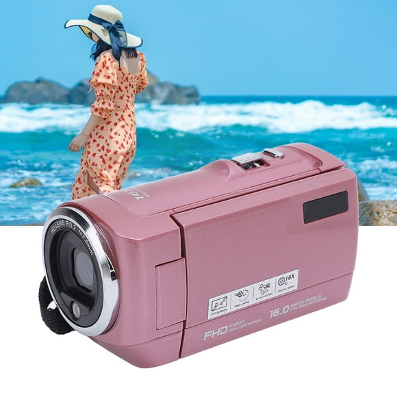 Cámara de video Digital, Cámara DV de Agujero de Hilo de 1/4 Pulgadas 48MP 2K 2.4 Pulgadas para Viajar