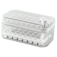 thumbnail image 3 of Easy Release Ice Cube Tray,Ice Cube Tray Double Square Ice Cube Tray Ice Freezer Tray Solid Performance, 3 of 8