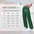 thumbnail image 2 of SWQZVT Womens Cargo Sweatpants Baggy High Waisted Joggers Sweat Pants Athletic Pants with Pockets, 2 of 7