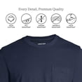 thumbnail image 3 of Lands' End Men's Super-T Short Sleeve T-Shirt with Pocket, 3 of 5