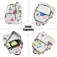 thumbnail image 5 of FORMRS Mini Backpack Purse for Women Travel Daypack Casual Shoulder Bag, Pink Simple Shapes, 5 of 7