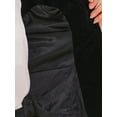 thumbnail image 5 of DARING DIVA Women's Waistcoat Suit Velvet Sleeveless Lapel V Neck Vests XS Black, 5 of 6