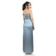 thumbnail image 3 of Vestido de escote drapeado Roman Fashion /Juvenil, 2005 (Azul claro) azul ECH, 3 of 5