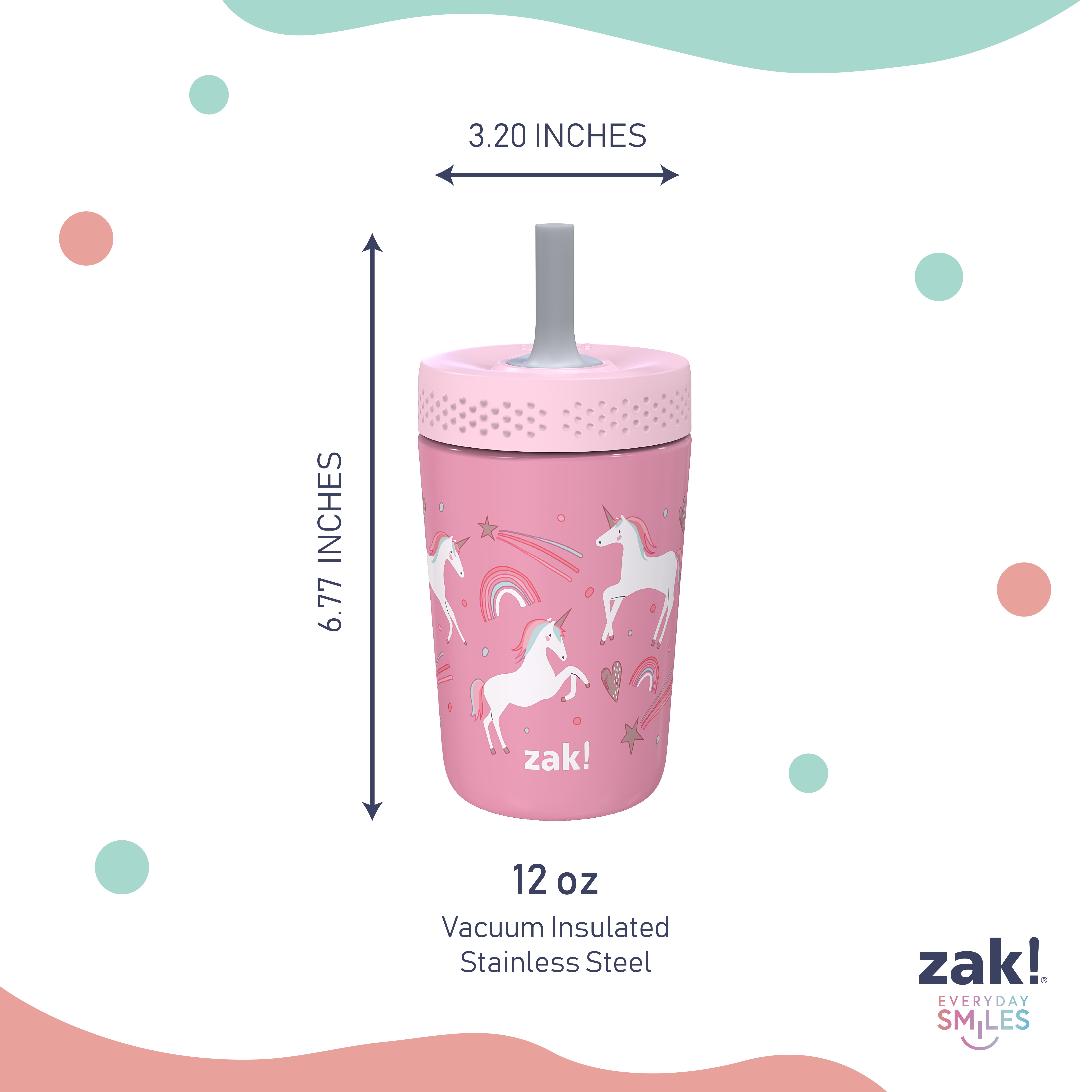 unicorn クリストフ 20ｇスティール unicorn クリストフ 20gスティール Zak Designs 12oz Fanciful