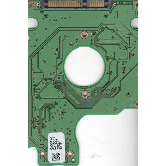 HTS541612J9SA00, 0A52026 DA1673_, PN 0A50519, Hitachi 120GB SATA 2.5 PCB