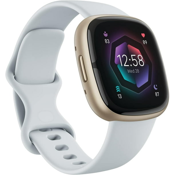 Reloj inteligente Fitbit Sense 2 Advanced Health Blue Mist/Pale Gold