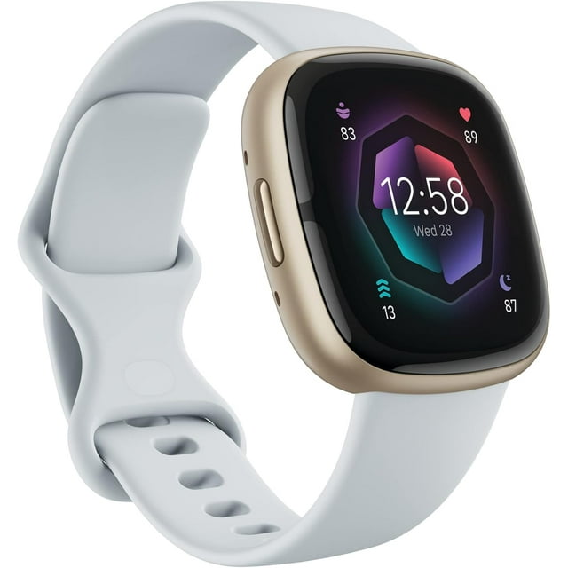 Reloj inteligente Fitbit Sense 2 Advanced Health Blue Mist/Pale Gold