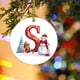 thumbnail image 3 of 2024 26 Letter Christmas Snowman Christmas Pendant - Acrylic Car Pendant Saint, 3 of 5